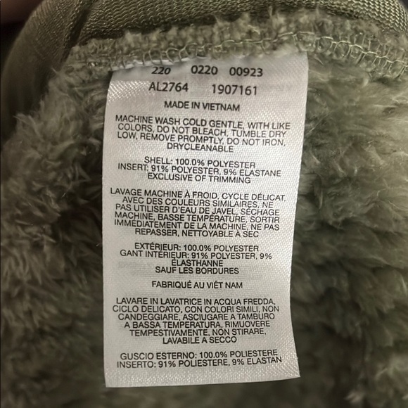 Columbia Fire Side Sherpa Vest in Stone Green. - Picture 13 of 13